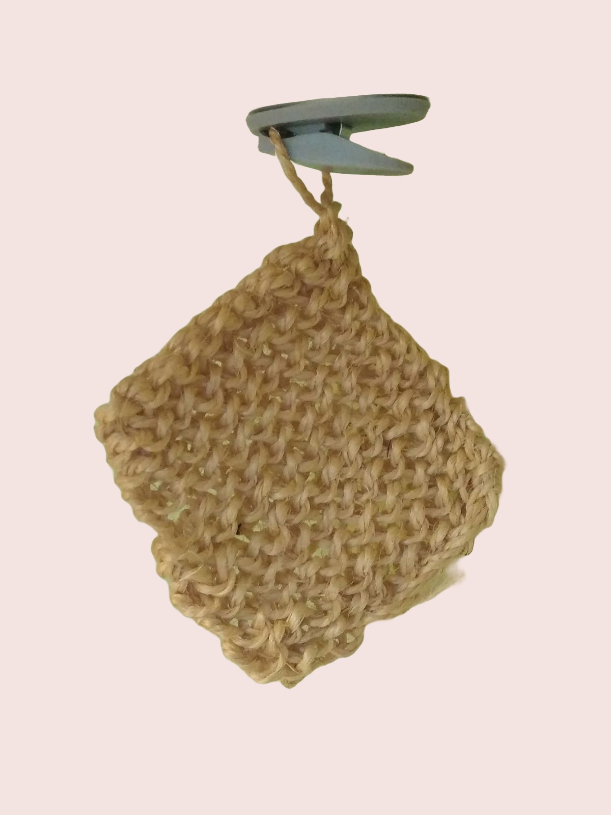 Eponge de gommage lavable sisal avec accroche miniature 3