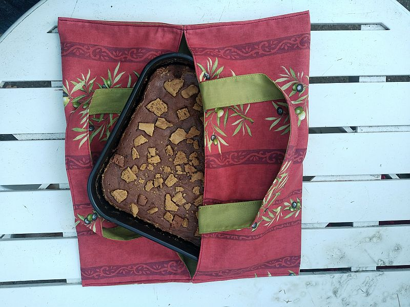 Sac à tarte décor Olives rouges miniature 2