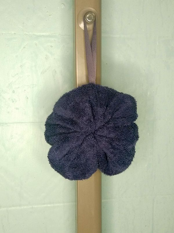 Fleur de douche lavable éponge marine – photo 1