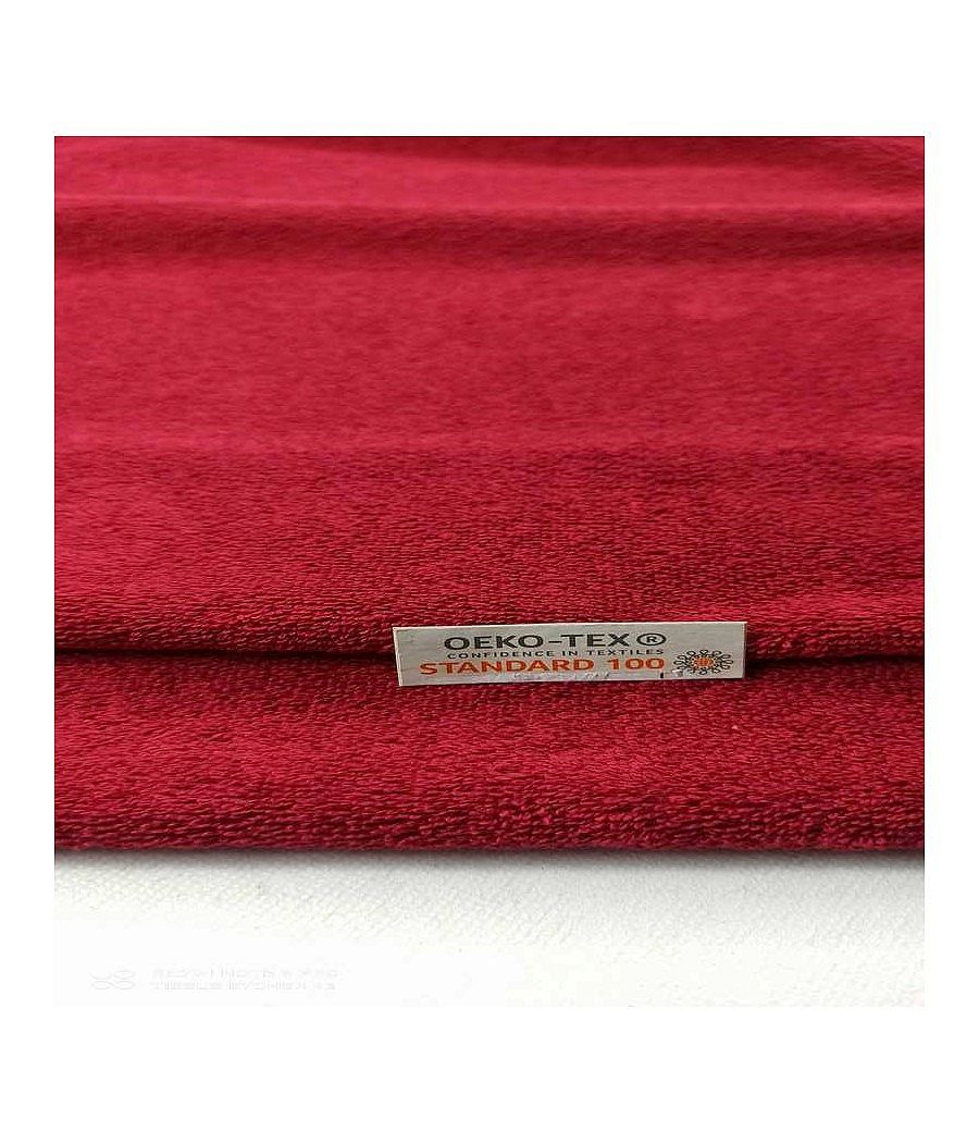 Gantounette grenat/jute gommage sauvetage restes de savon miniature 2