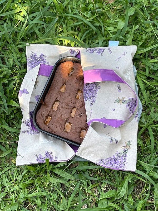 Sac à tarte décor Lavande miniature 3