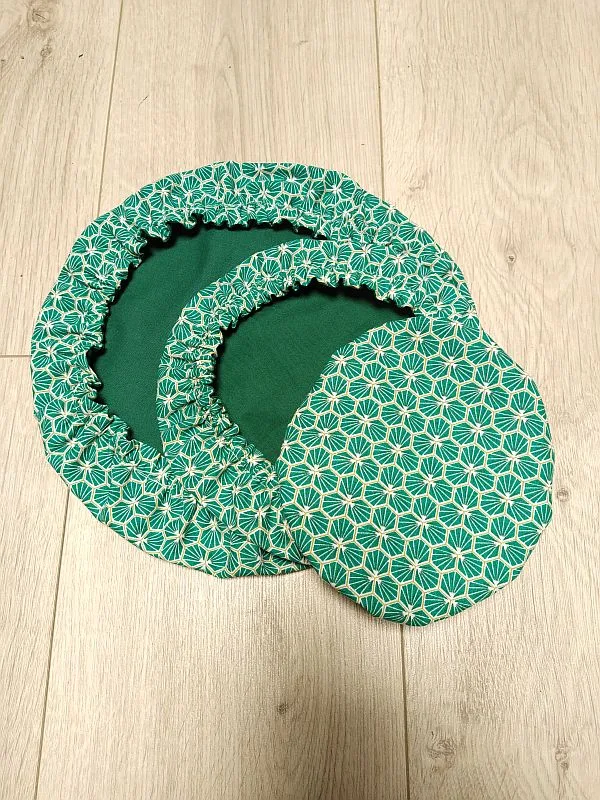 Couvre-plat lot de 3 Vert
