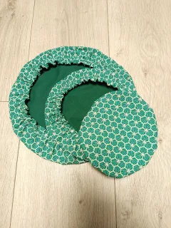 Couvre-plat lot de 3 Vert miniature 1