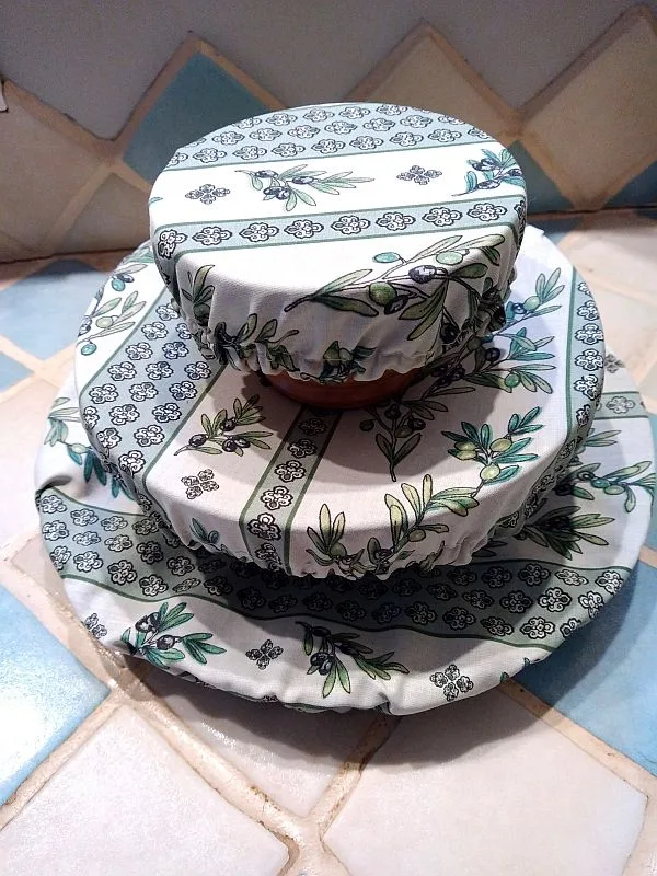 Couvre-plat lot de 3 Olives