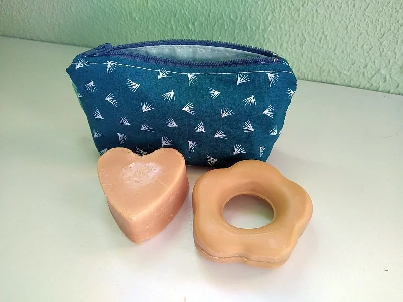 Pochette imperméable à savon Herbes folles (sans savon) – photo 1