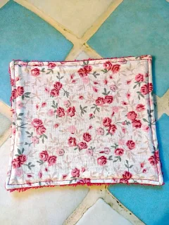 Lingettes bébé lavables Mini roses/éponge rose (lot de 7) miniature 4