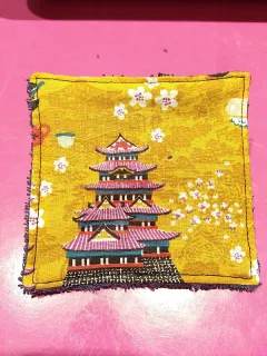 Lingettes démaquillantes lavables Japon (lot de 5) miniature 2