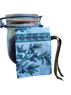 Sachet de lavande rechargeable Olives vertes miniature 4