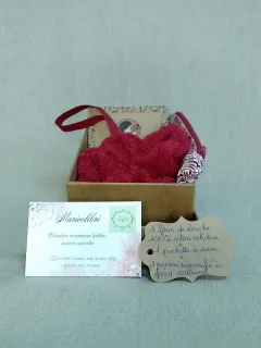 Coffret Douche nomade grenat miniature 1