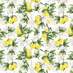 Pochette imperméable à savon Citrons (à l'unité sans savon) miniature 4