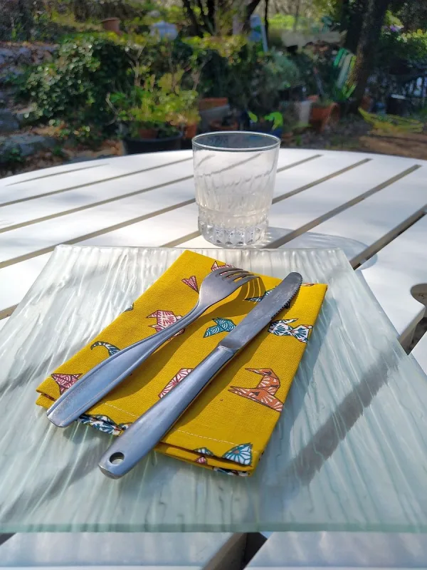 Serviette de table lavable
