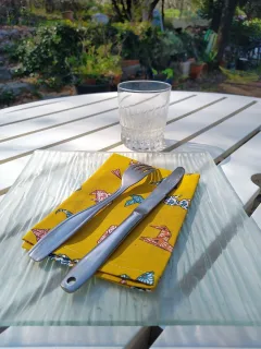 Serviette de table lavable miniature 1