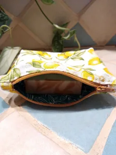 Pochette imperméable à savon Citrons (à l'unité sans savon) miniature 3