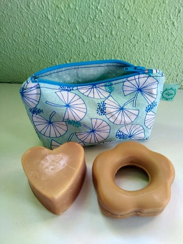 Pochette imperméable à savon bleu (à l'unité)