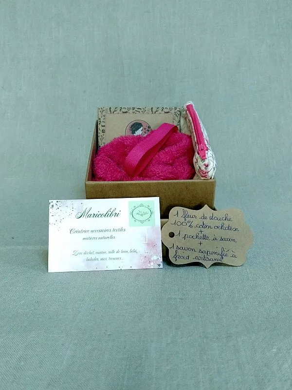 Coffret Douche nomade rose – photo 1