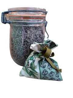 Sachet de lavande rechargeable Olives vertes miniature 3