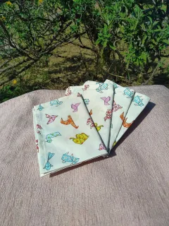 Serviette de table lavable miniature 5
