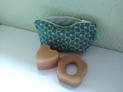 Pochette imperméable à savon verte (à l'unité sans savon) miniature 1
