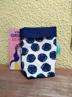 Pochette à livre Fleur bleue miniature 1